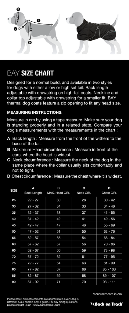 BAY Regntäcke, Högt slut
